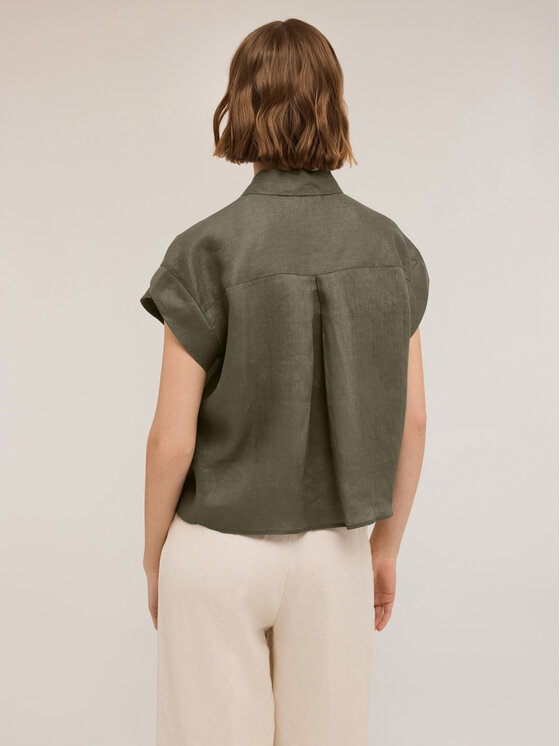 Motivi Motivi Camicia 5227W000473N035 Verde Regular Fit