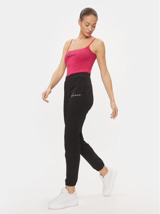 Guess Guess Top Signature V4RP06 J1314 Růžová Regular Fit