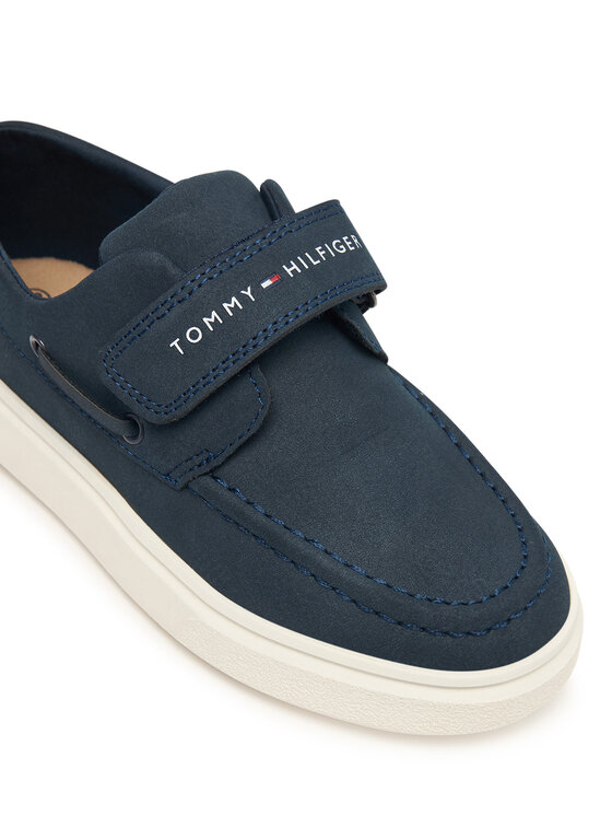 Tommy Hilfiger Tommy Hilfiger Īsi apavi Low Cut Velcro T1B4-34340-0315 S Tumši zils