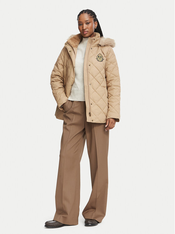 LAUREN RALPH LAUREN LAUREN RALPH LAUREN Пухено яке 297P23456004 Кафяв Regular Fit