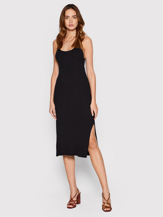 Marella Marella Φόρεμα καθημερινό Stormo 33210422 Μαύρο Straight Fit