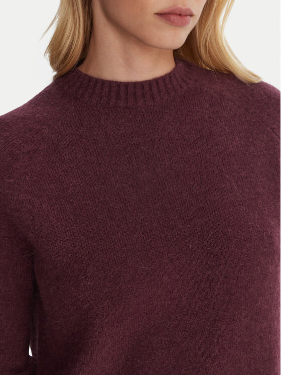 BOSS BOSS Sweter Febisan 50478315 Bordowy Regular Fit
