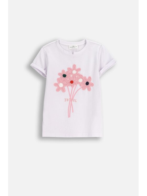 Coccodrillo Coccodrillo T-Shirt ZC5143202FGK-001 Bílá Regular Fit