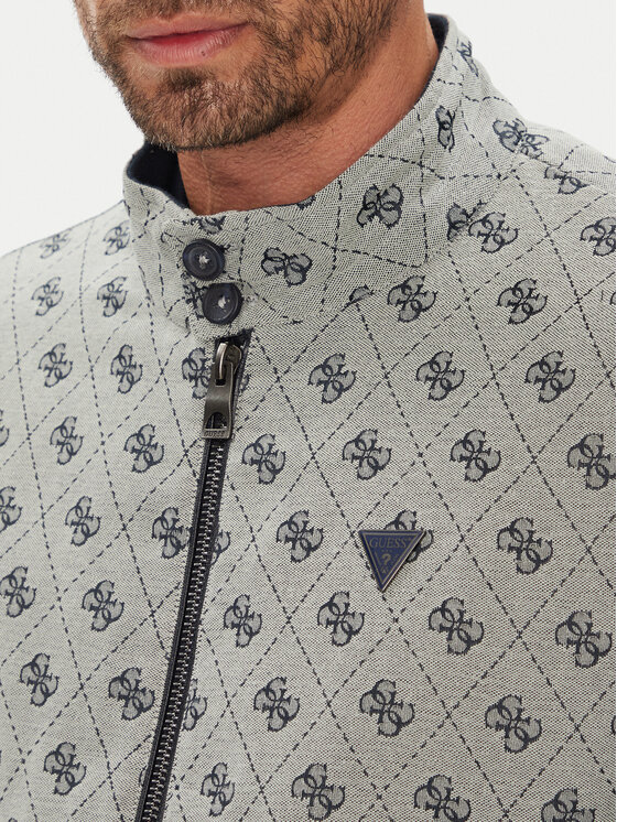 Guess Guess Μπόμπερ μπουφάν M5YL04 WGUE0 Σκούρο μπλε Regular Fit