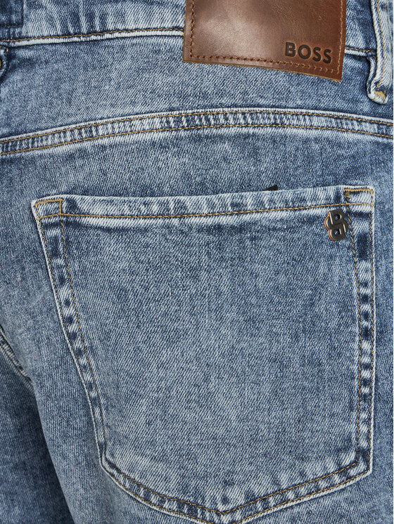 BOSS BOSS Kratke traperice Re.Maine 50537816 Plava Regular Fit