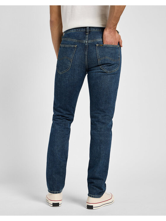 Lee Lee Jeansy DAREN ZIP FLY Niebieski Regular Fit
