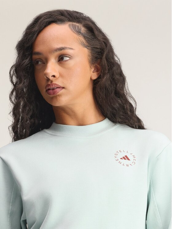 adidas by Stella McCartney adidas by Stella McCartney Bluza by Stella McCartney Regular Zielony Regular Fit