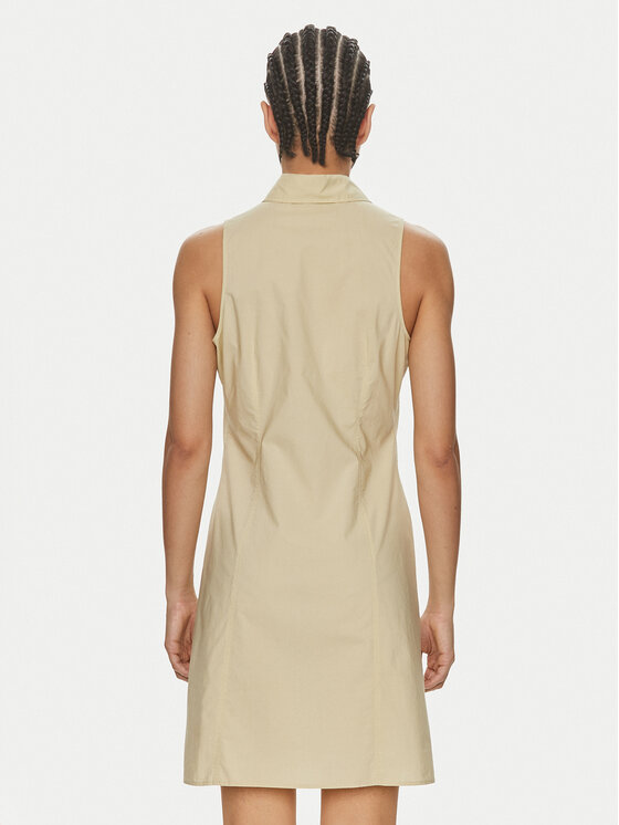 Calvin Klein Jeans Calvin Klein Jeans Rochie tip cămașă J20J223057 Verde Regular Fit