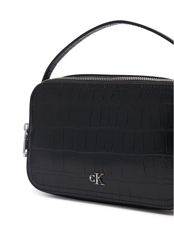 Calvin Klein Calvin Klein Torbica Ck Croc Camera Bag LV04F3905G Crna