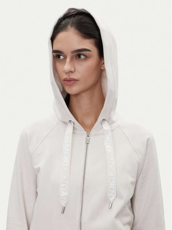 DKNY Sport DKNY Sport Sweatshirt DP5J9510 Beige Relaxed Fit