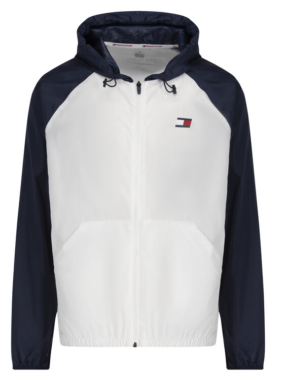 Tommy Sport Tommy Sport Wiatrówka S20S200143 Biały Regular Fit