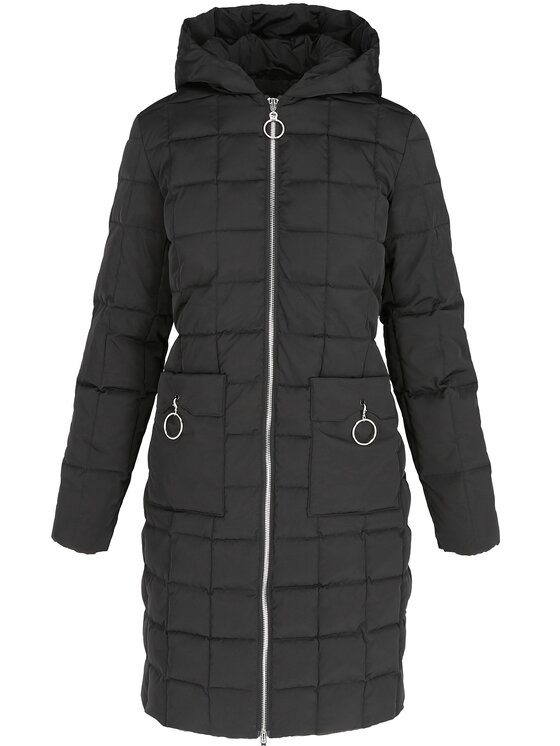 Perso Perso Vatovaná bunda BLH919015FX Čierna Regular Fit