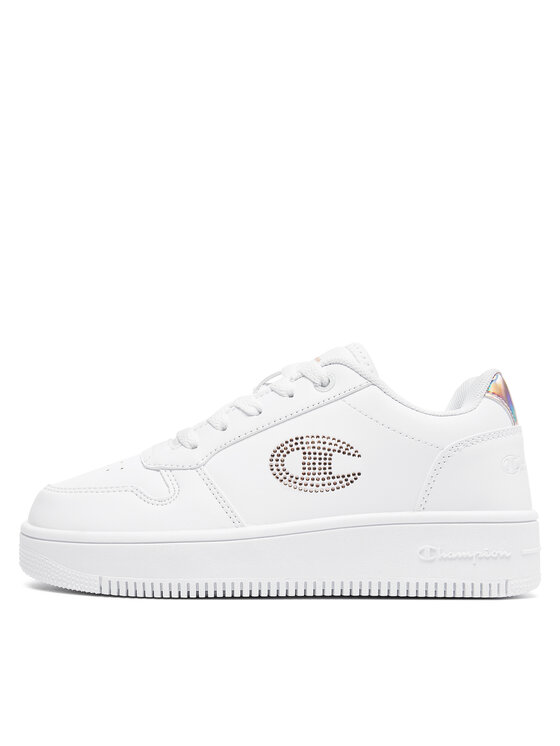 Champion Champion Sneakers Rebound Platform Glitter G Gs Low Cut Shoe S32872-CHA-WW008 Weiß
