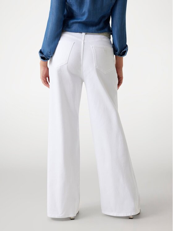 Guess Guess Jeansy 176603 Biały Relaxed Fit
