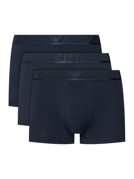 Emporio Armani Underwear Komplet 3 par bokserek EM000259 AF10780 MB254 Granatowy