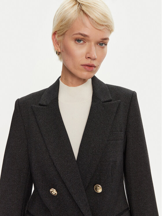 LOLA CASADEMUNT LOLA CASADEMUNT Marynarka MF2402001 Szary Regular Fit