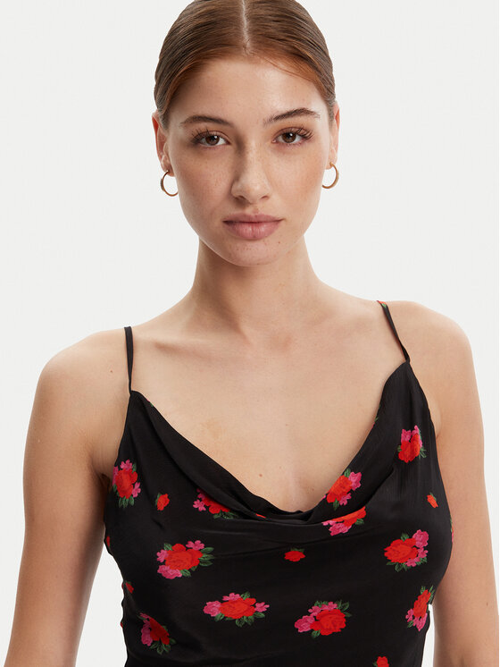 Bardot Bardot Top 59752TB2 Negru Slim Fit