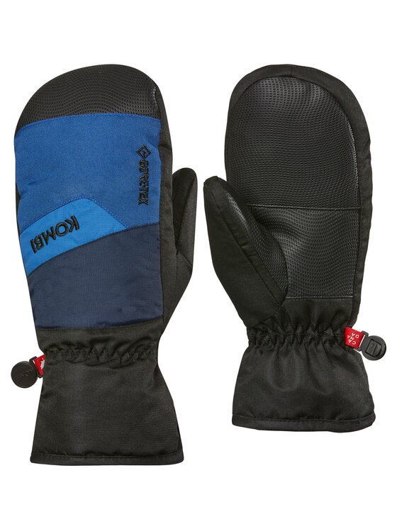 Rękawice narciarskie Kombi, Niebieskie, Shadowy GORE-TEX Junior
