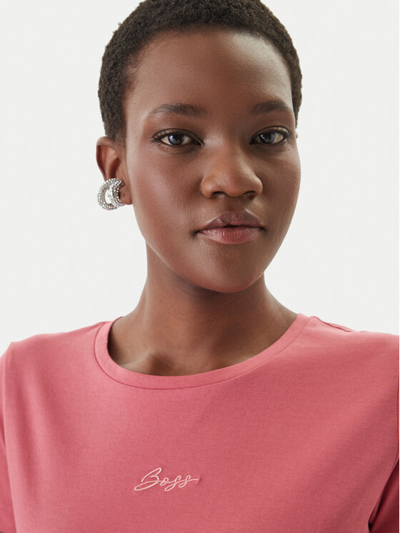 BOSS BOSS T-särk C_Elove 50554696 Punane Slim Fit