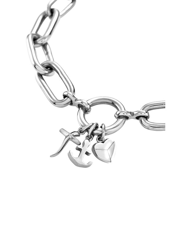 Breil Breil Bransoletka LOVE TIES Srebrny