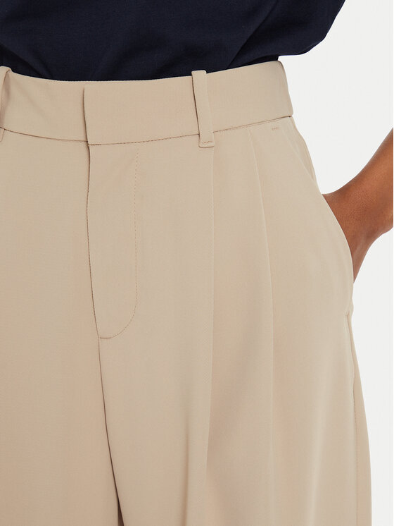 Gap Gap Hlače iz tkanine 855968-04 Khaki Straight Fit