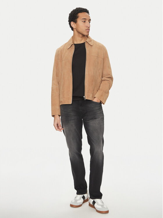 BOSS BOSS Džinsi Re Maine 50534691 Melns Regular Fit