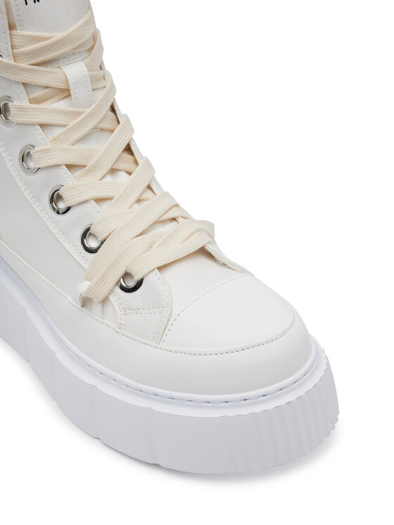 Inuikii Inuikii Кецове Matilda Canvas High 30103-025 Бял