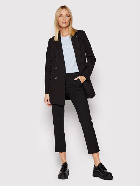 T-shirt Core Logo K20K202142 Blu Regular Fit