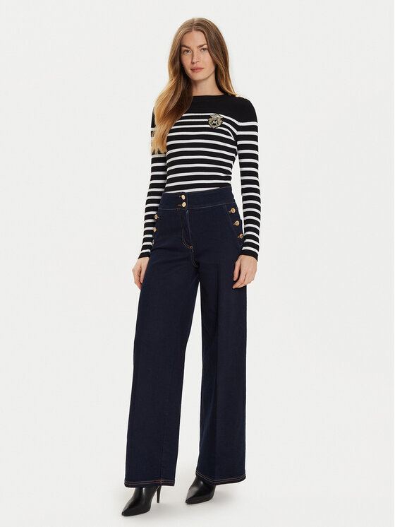 Morgan Morgan Pullover 242-MRAY Schwarz Slim Fit