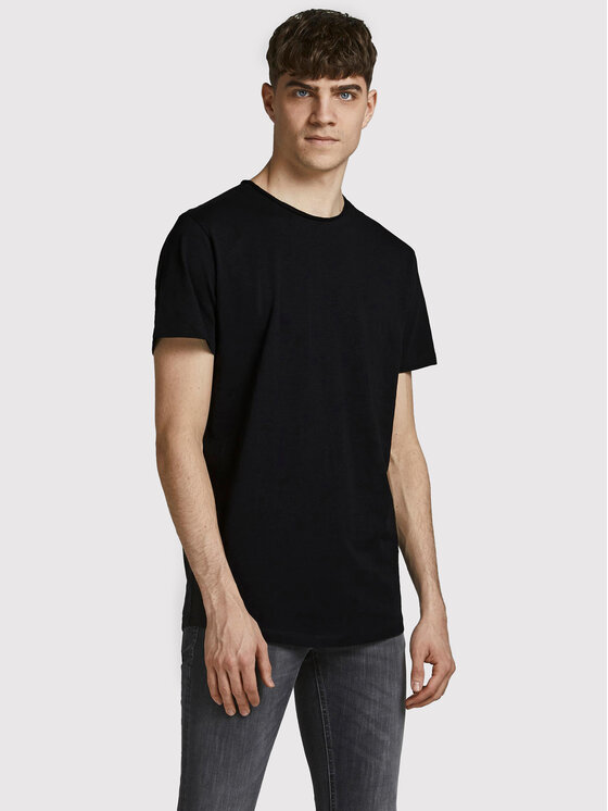 Jack&Jones T-krekls Basher 12182498 Melns Regular Fit