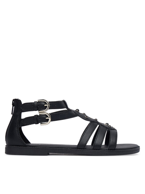 Geox Geox Sandali Jr Sandal Karly J6535D 000BC C9258 D Črna