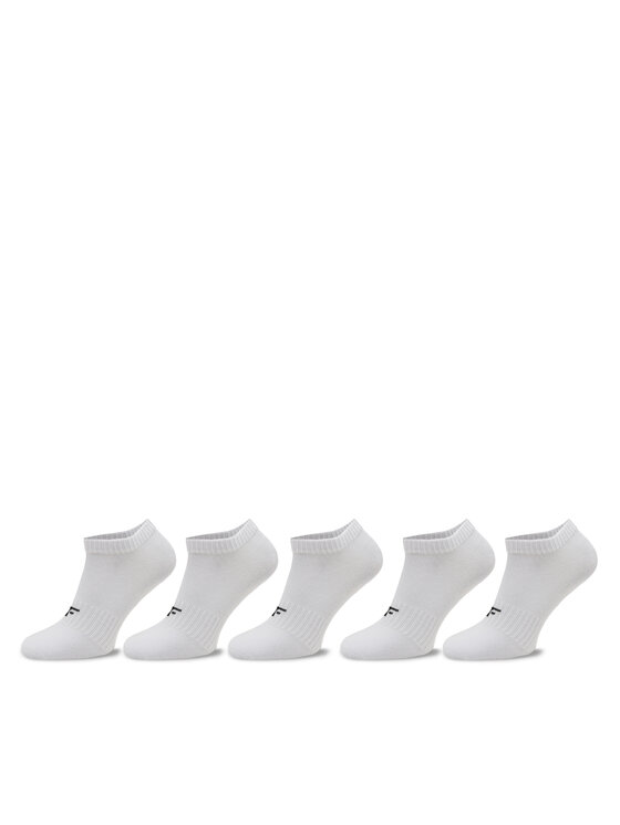 4F 4F Laste sneaker-sokkide komplekt (5 paari) 4FJWSS24USOCF247 Valge