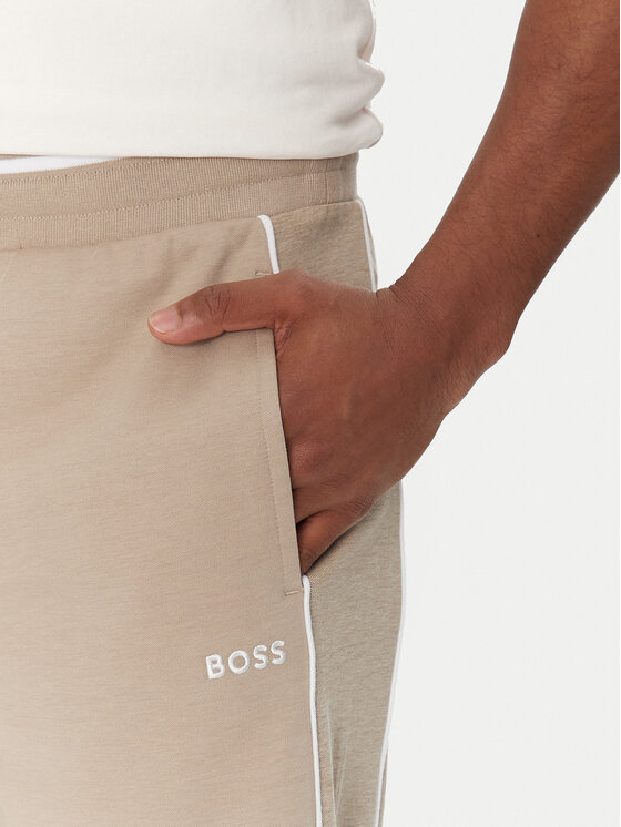 BOSS BOSS Спортивні шорти Tracksuit Short 50540752 Бежевий Regular Fit