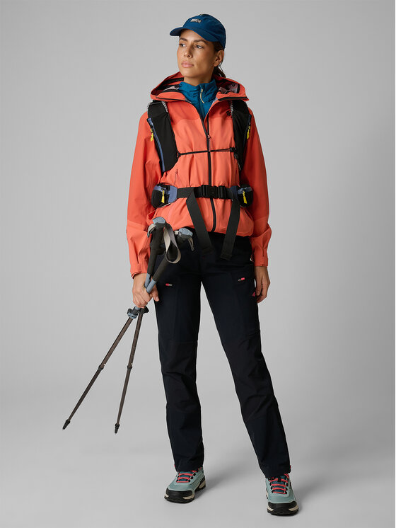 4F 4F Kamizelka TREKKING Turkusowy Slim Fit