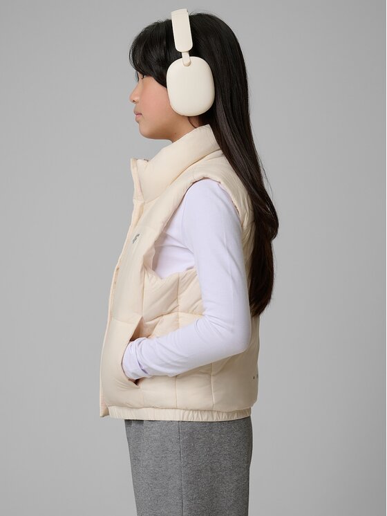 4F 4F Gilet 4FJWSS26TVJAF312-12S Bianco Regular Fit