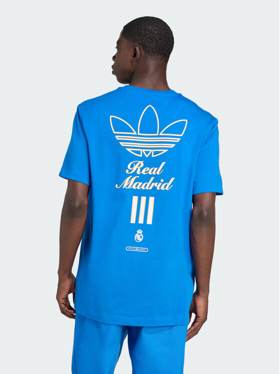 adidas adidas Koszulka techniczna 157921 Niebieski jasny Loose Fit