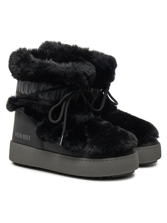 Moon Boot Moon Boot Čizme za snijeg Ltrack Tube Faux-Fur 80D2450130 Crna