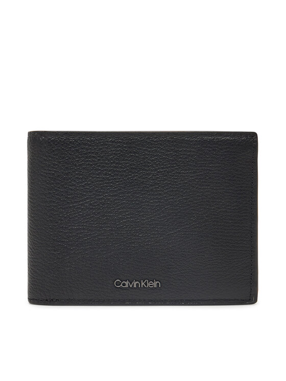 Calvin Klein Pánska peňaženka Modern Bus Trifold 10Cc W/Coin K50K512926 Čierna