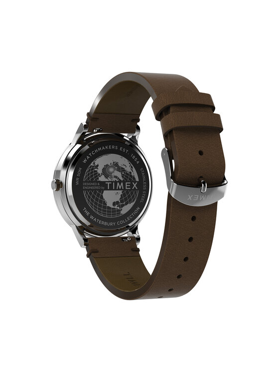 Timex Timex Ρολόι TW2W50600 Καφέ