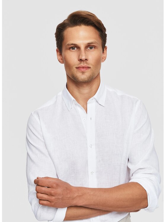 Pako Lorente Pako Lorente Koszula P26SN-1X-023 Biały Slim Fit
