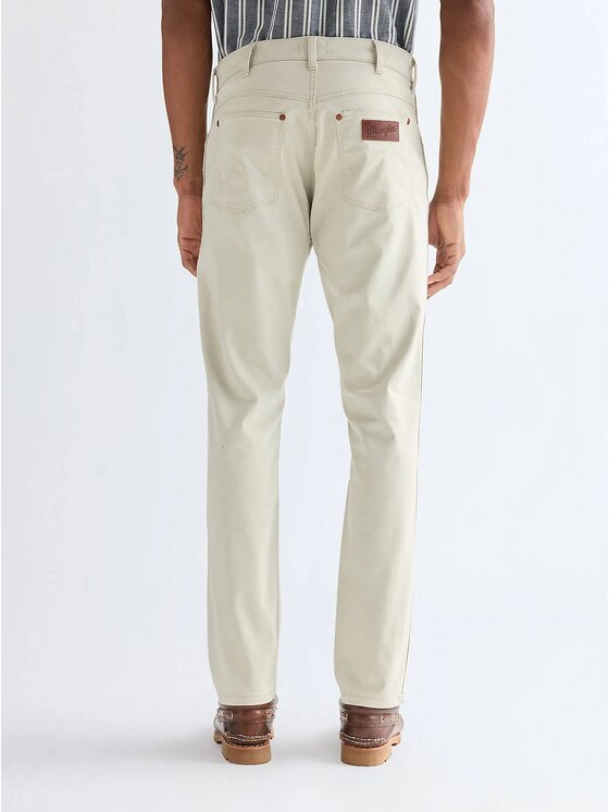Wrangler Wrangler Pantaloni di tessuto LARSTON Bianco Slim Fit