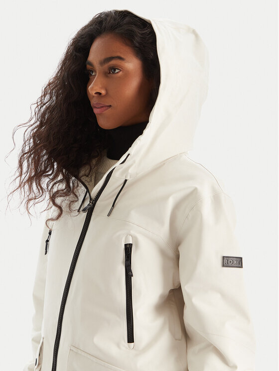 Roxy Roxy Skijacke ERJTJ03515 Weiß Slim Fit