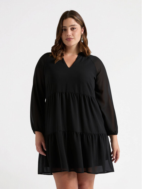 Fiorella Rubino Fiorella Rubino Vestito 7044T001689N033 Nero A-Line Fit