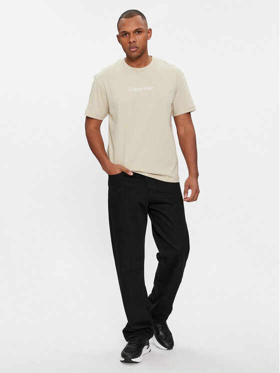 Calvin Klein T-Shirt Hero K10K111346 Beige Regular Fit