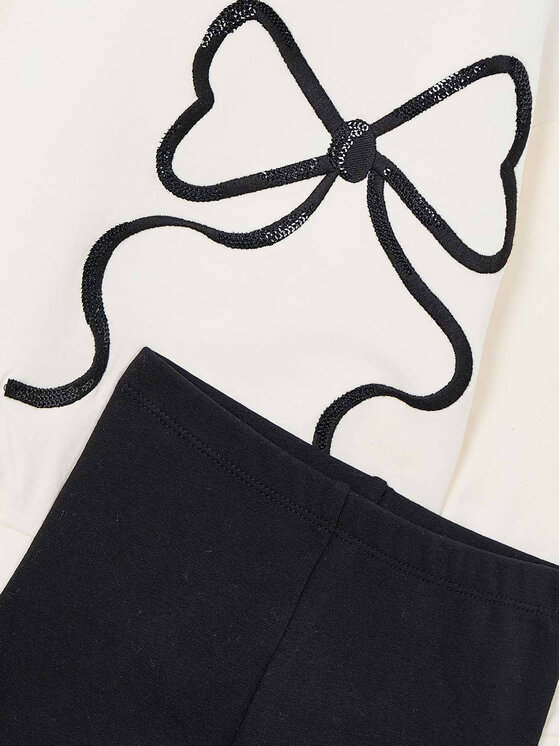 Mayoral Mayoral Set majica dugih rukava i leggins 4720 Bež Regular Fit