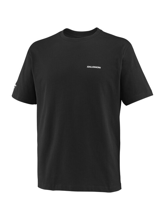 Salomon Salomon T-Shirt EQUIPE RELAXED SS TEE M Czarny Relaxed Fit