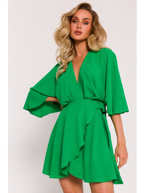 Made of Emotion Made of Emotion Abito da sera M785 Verde Generous Fit