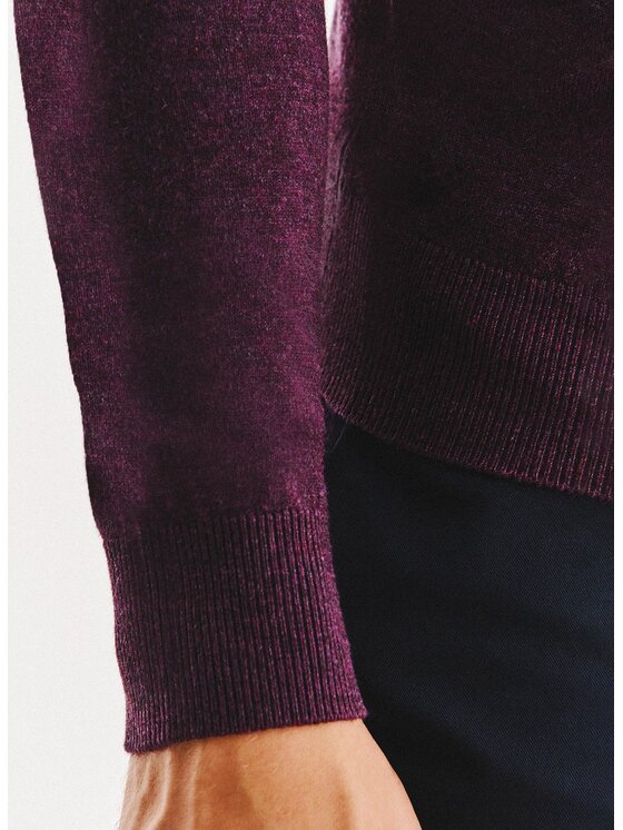 Pako Lorente Pako Lorente Sweter P25WN-2X-033 Fioletowy Classic Fit