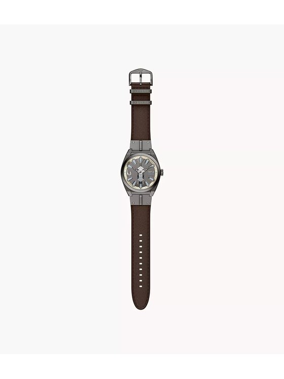 Fossil Fossil Zegarek LE1245SET Brązowy