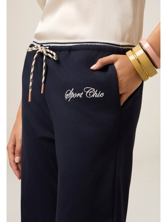 Oltre Oltre Pantaloni di tessuto P800J002484N034 Blu Regular Fit